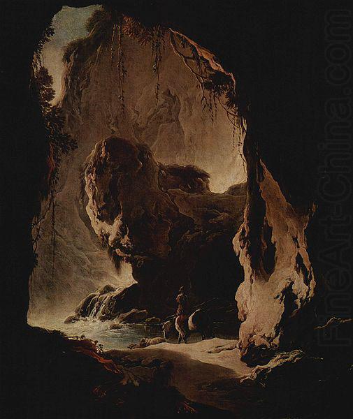 Landschaft mit Grotte, Philipp Peter Roos